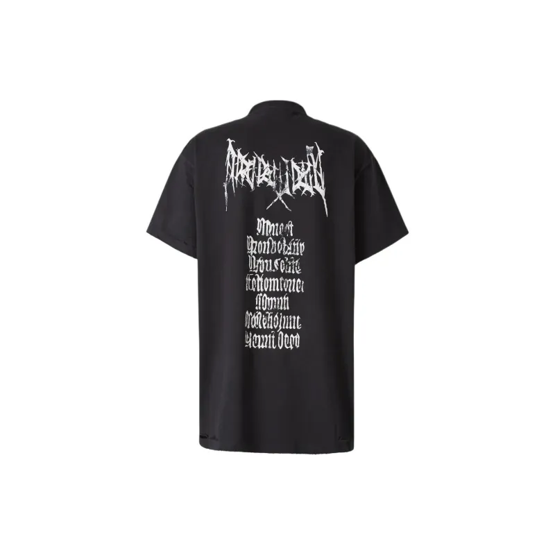 Balenciaga Logo Printed Oversized T Shirt-1
