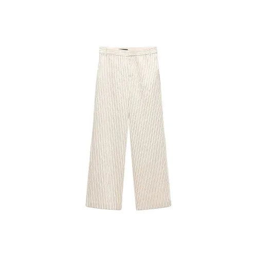 ZARA Trf Casual Pants Women's Nude/Beige