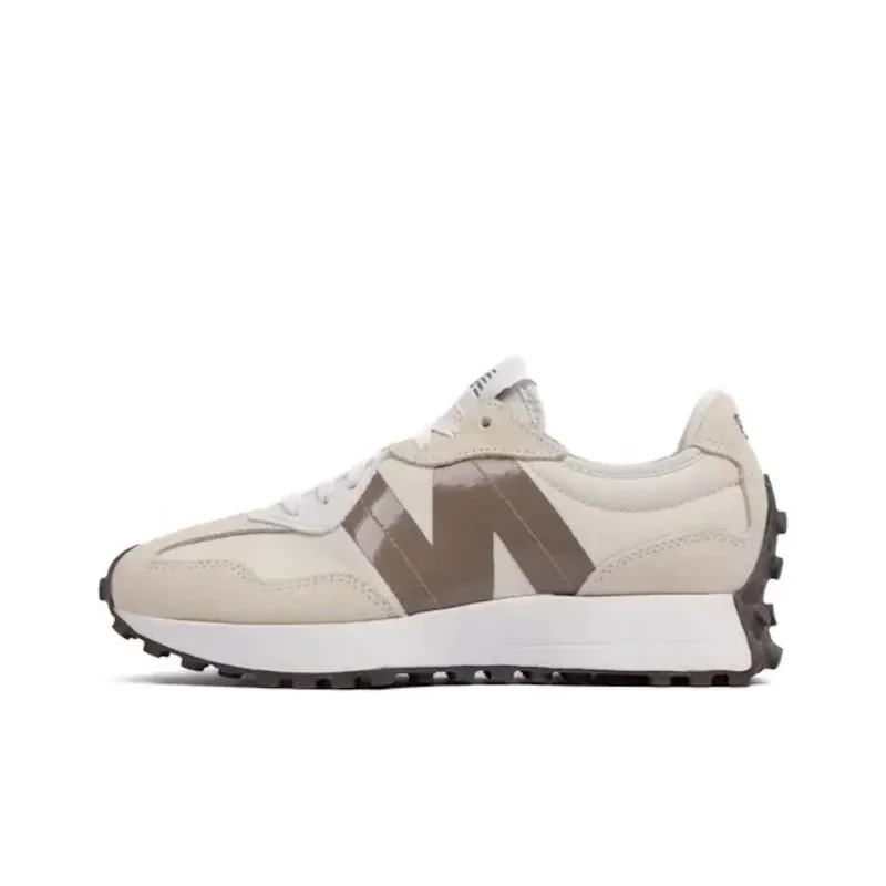 New Balance 327 White Beige Light Brown Women's-0