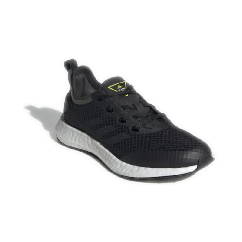 Adidas Lux J Shock Absorbers Low Top Kids' Running Shoes Black White Teenagers-1