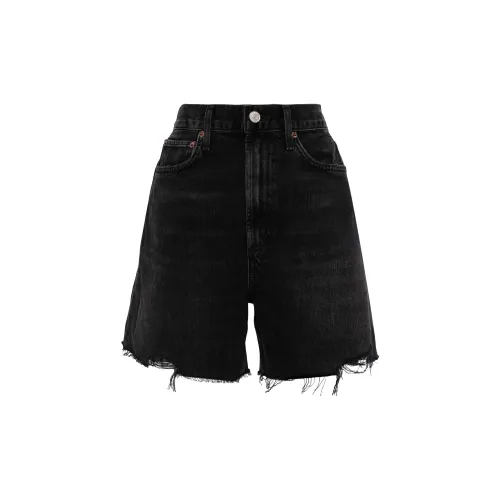 AGOLDE Denim Shorts Women's Black