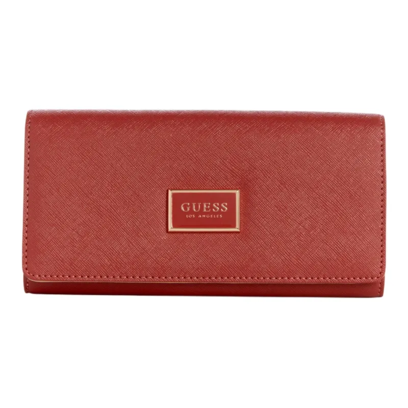 GUESS Artificial Leather Wallet Women's Red-0