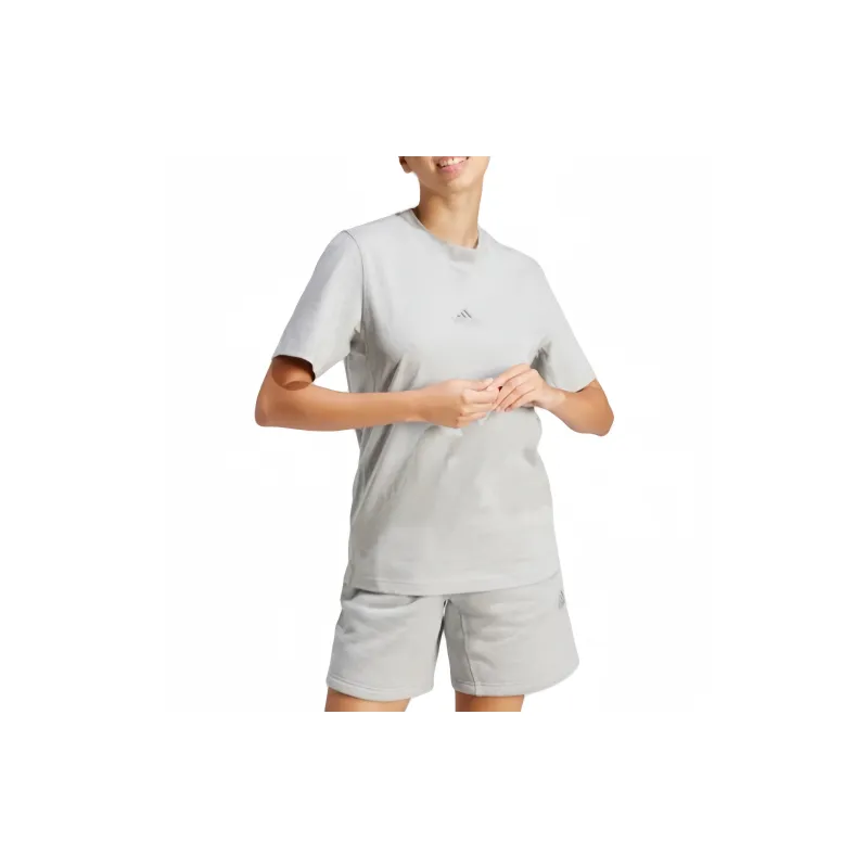 Adidas M LNG Tee Q1 T-Shirt Unisex Gray-2
