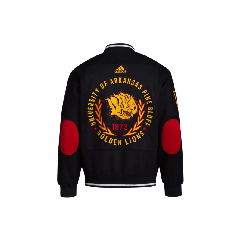 Adidas Free Shipping With AdiClub Arkansas Pine Bluff Dugout Jacket-1