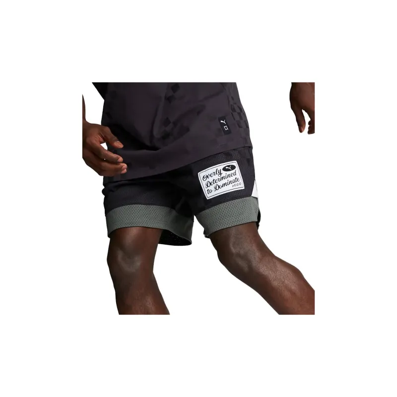 PUMA Scoot Casual Shorts Men's Black-3