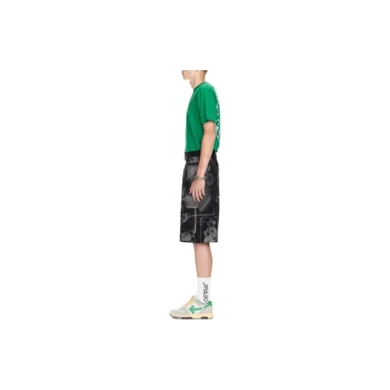 OFF-WHITE Bandana Arrow Slim Short-Sleeve Tee -6