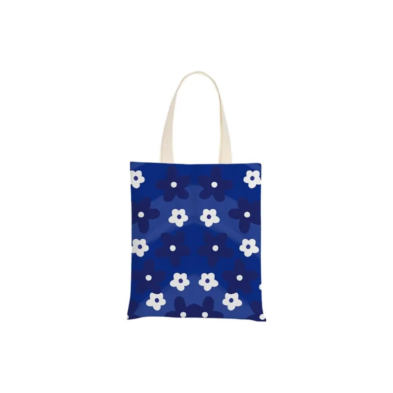 AOSONG Canvas Bag, Tote Handbag Small Medium Large Size Unisex Klein Blue-6