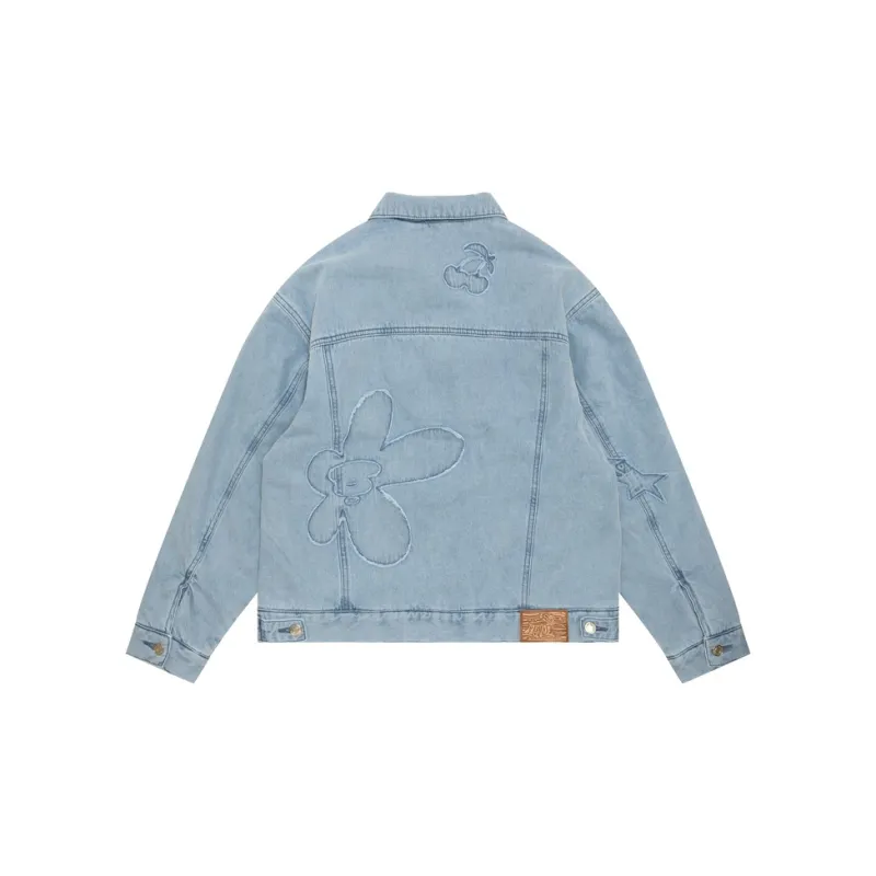 Aape Denim Jackets Women's Blue BLL-1
