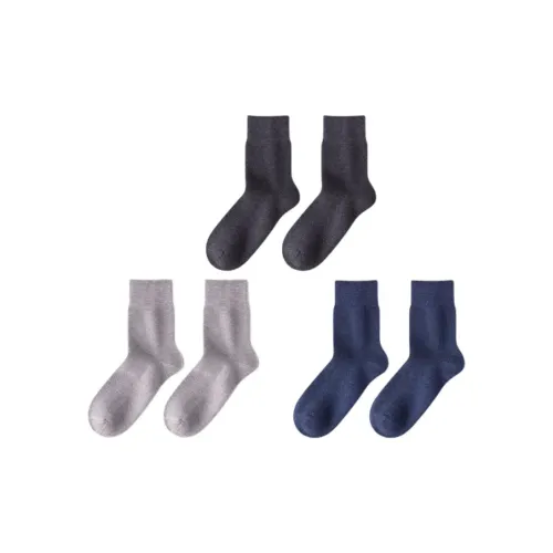 HLA Mid Calf Socks Men's 3 Pack