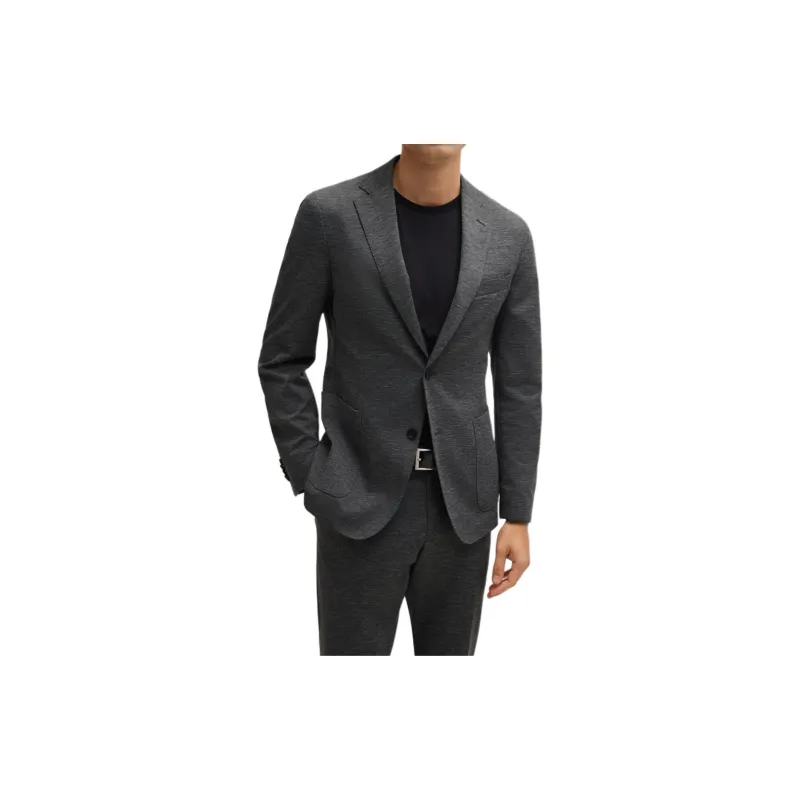 HUGO BOSS SS24 Business Suits Coats Men's Dark Gray-4