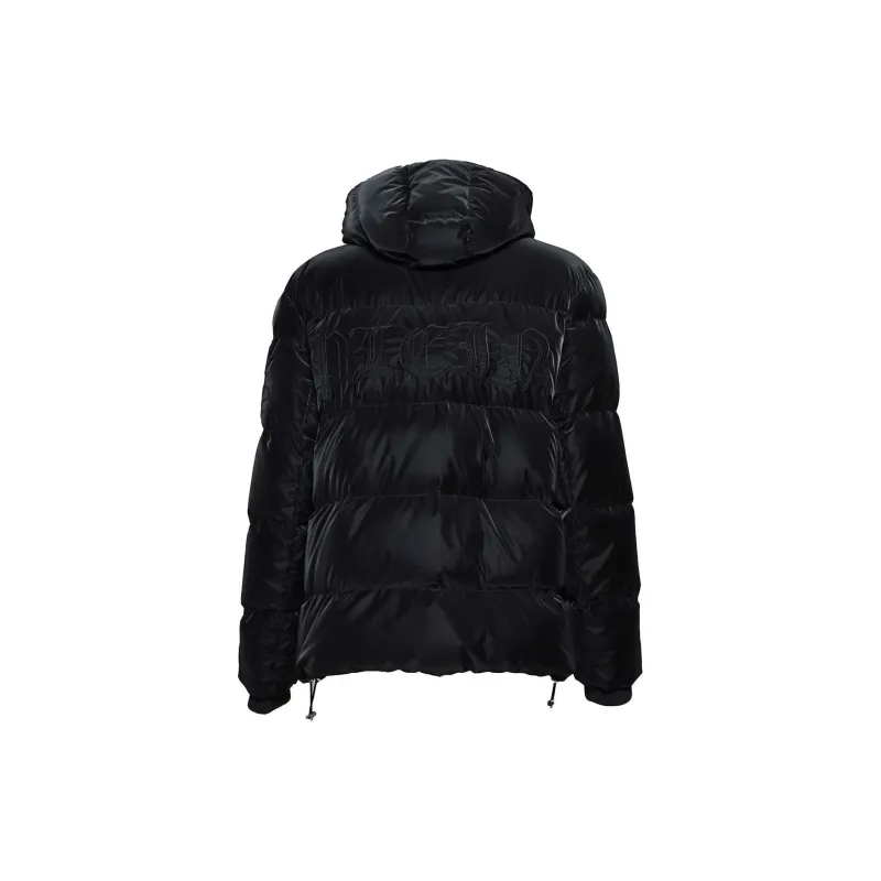 PHILIPP PLEIN Hooded Satin Down Jacket-1
