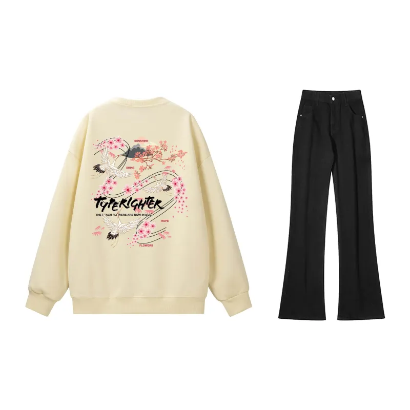 TYPERIGHTER Sweatshirt Set Unisex-11