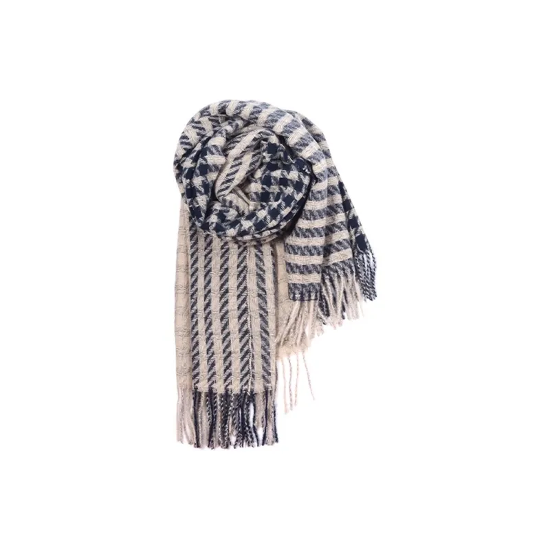 PISHUSHU Knit Scarves Unisex-1