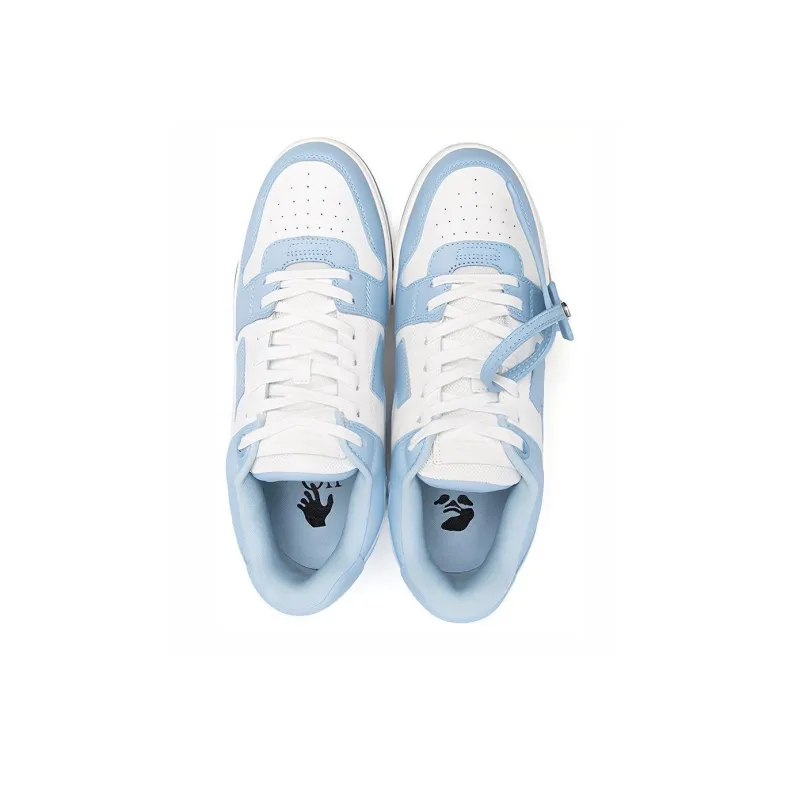 OFF WHITE Out Of Office Calf Leather 'White Blue'-4