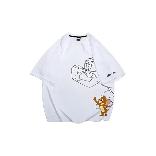 Tom And Jerry X XTEP T-Shirts Unisex White