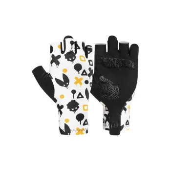 ROCKBROS Riding Equipment Cycling Glove Outdoor Unisex Nylon Polyester Black White