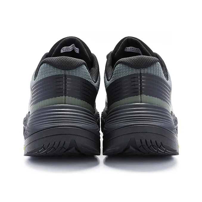 Satchi Breathable Wear Resistant Cushioning Height Increasing Low Top Casual Shoes Men's Gray Green 5cm-4
