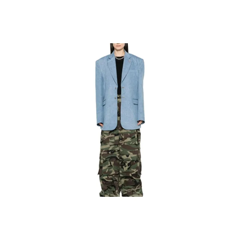 Vetements Oversize Button-Up Blazer-4