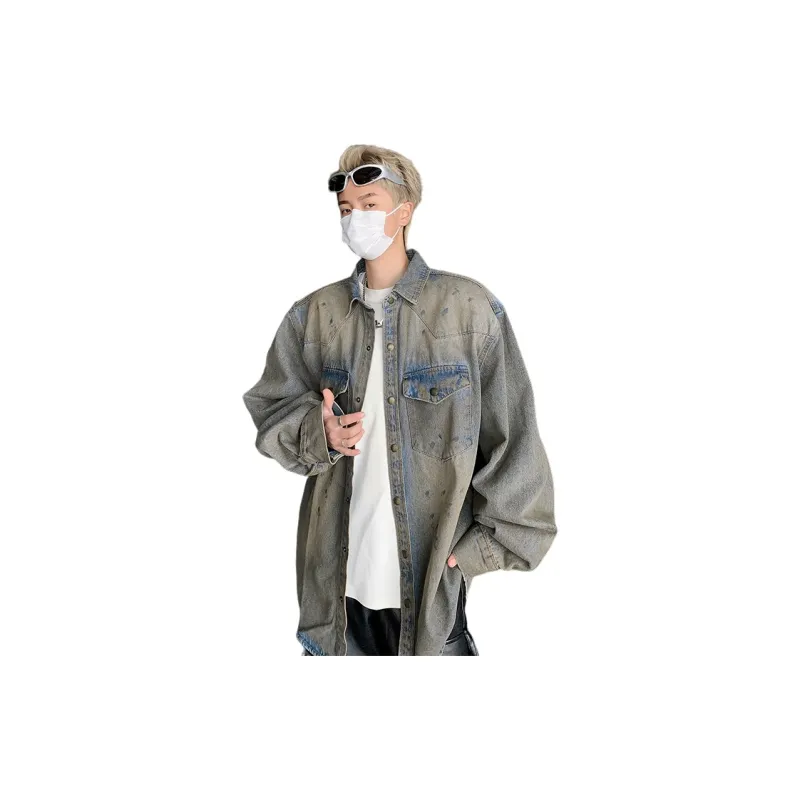 Roubini Denim Jacket Unisex Blue-5