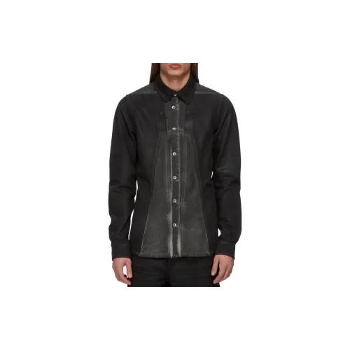 Rick Owens DRKSHDW Shirts Men Stone Color