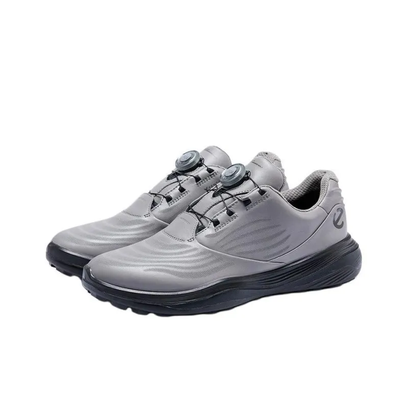 Ecco Low Top Golf Shoes Men's Gray-3