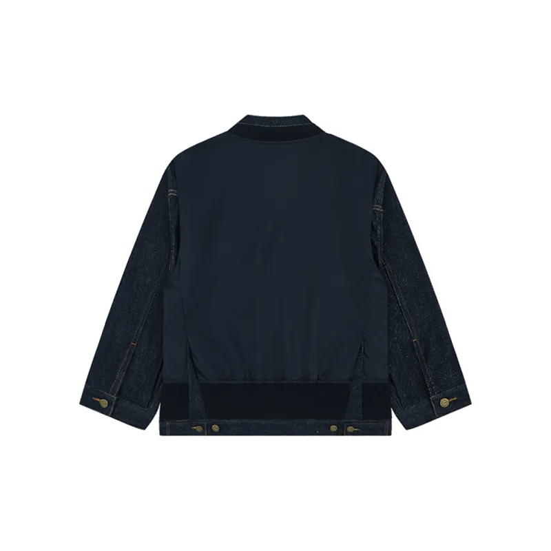 XXZXX Jackets & Coats Unisex Navy Blue-1