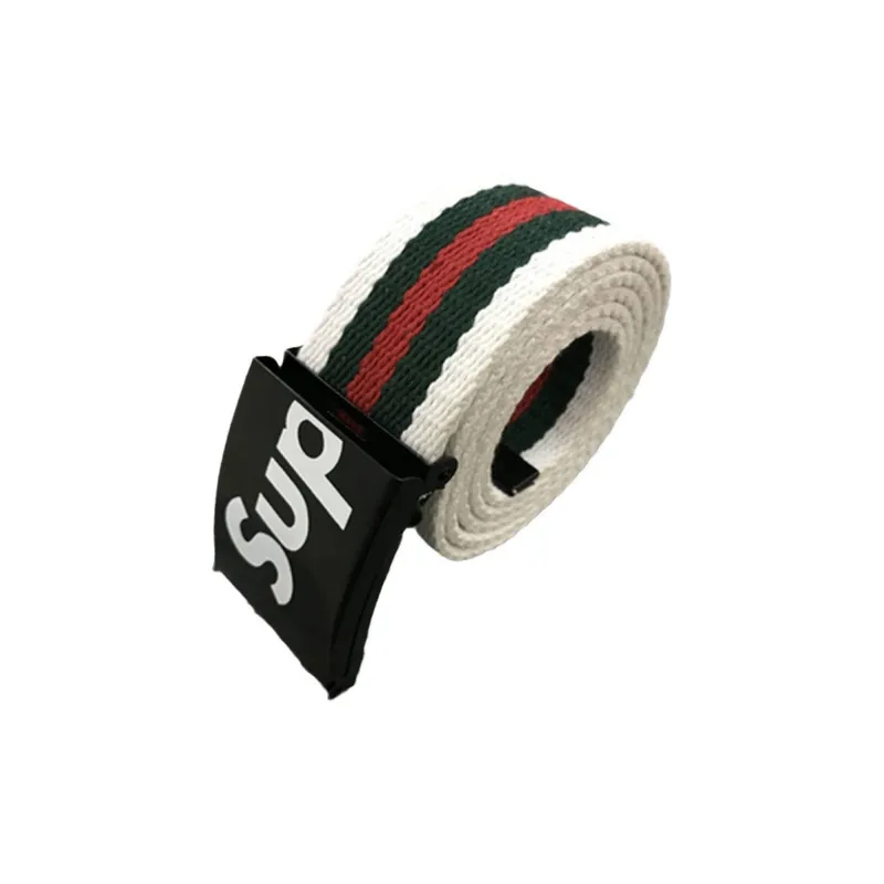 JKEM Canvas/Alloy Sports Belts Unisex 3.5cm-4