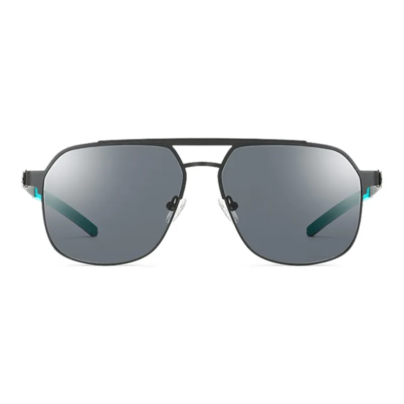 Morakot Titanium Alloy Irregular Shape Sunglasses Men's-1
