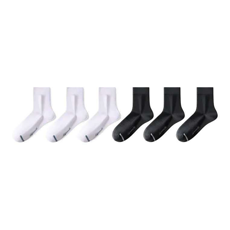 HLA Mid Calf Socks Men's 6 Pack-10