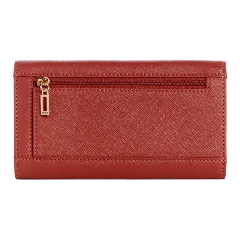 GUESS Artificial Leather Wallet Women's Red-1