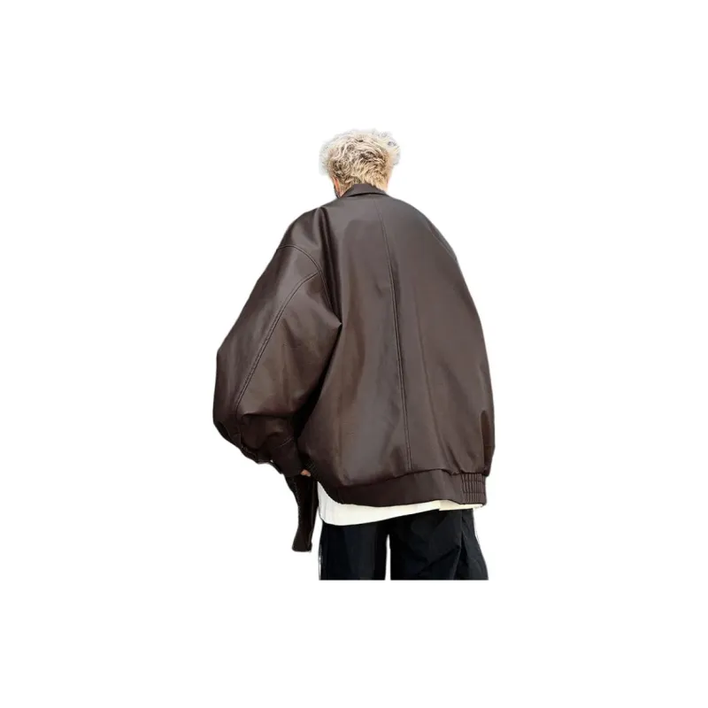 SOCKKEY Leather Jackets Coats Unisex-6