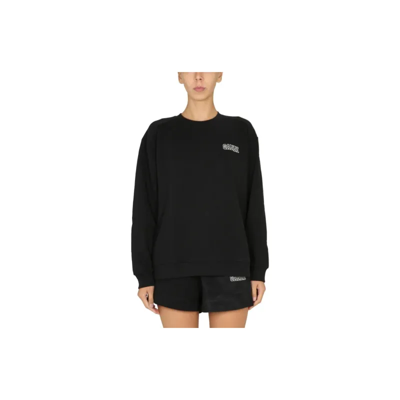 GANNI Sweatshirts Women's Black-2