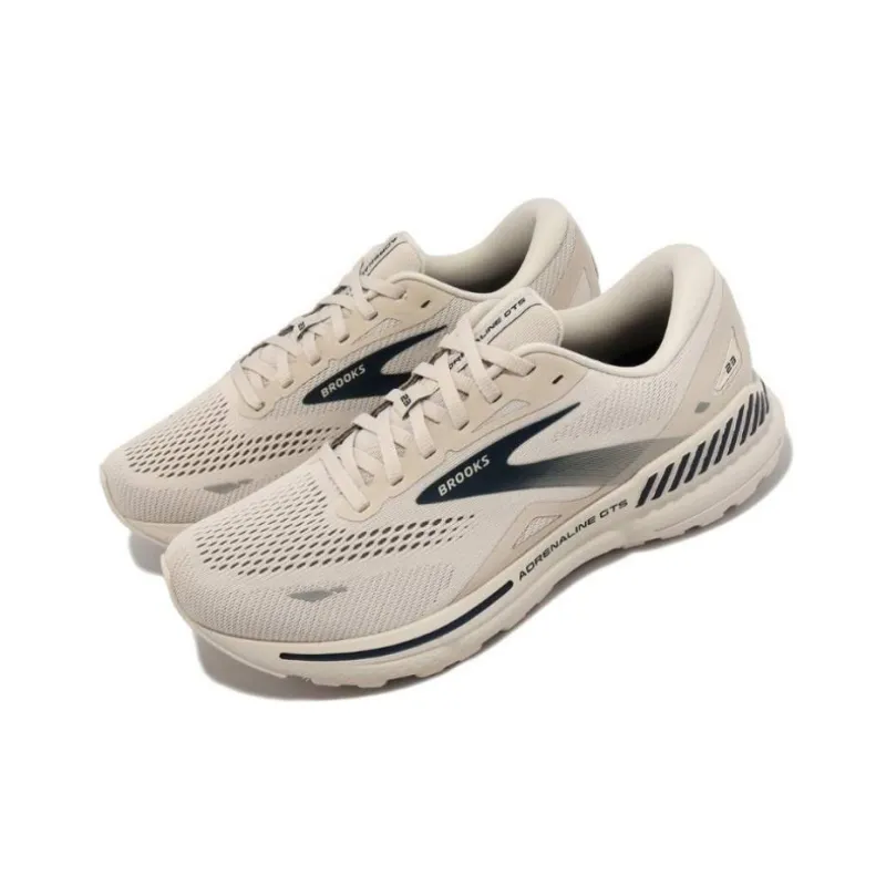 Brooks Adrenaline GTS Abrasion Resistant Low Top Casual Running Shoes Men's Gray Brown-2