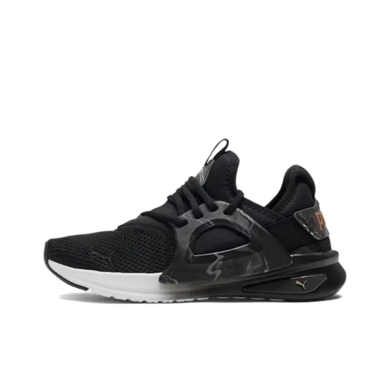 PUMA Softride Enzo Evo Anti Slip Wear Resistant Low Top Running Shoes Women's Black-0