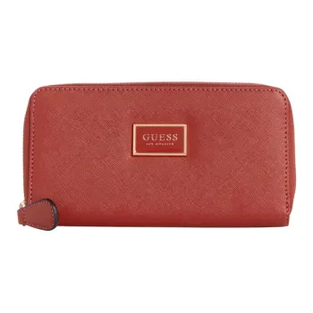 GUESS Artificial Leather Wallet Medium Size Women's Red