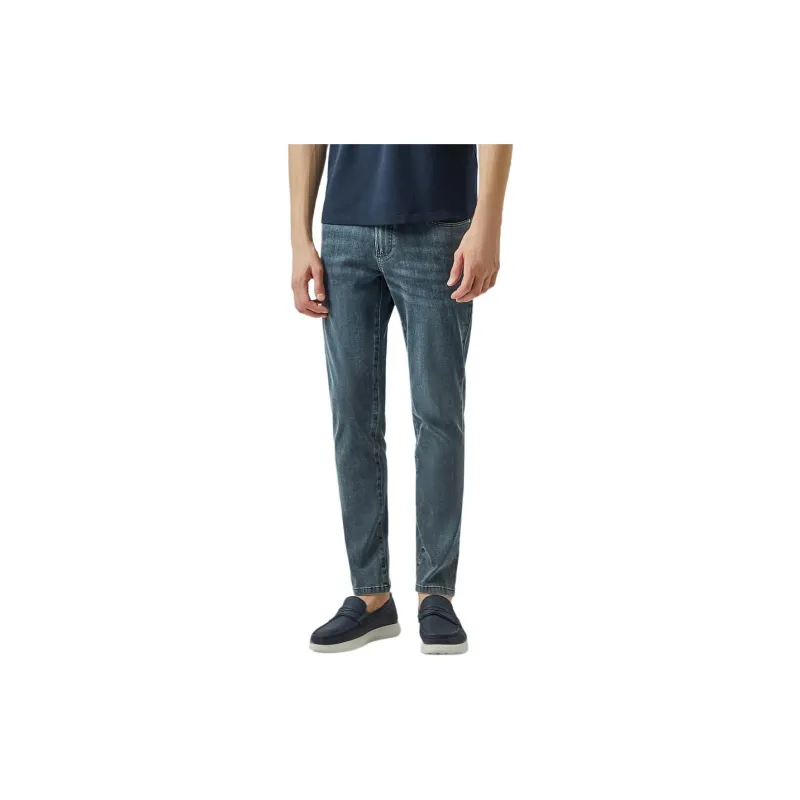 DIKENI Jeans Men Light Gray-1