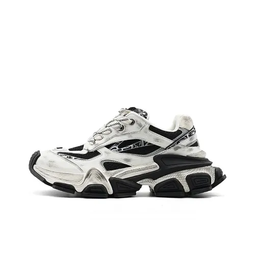 Little Sue Chunky Sneakers Women's Low Top Pink/Black