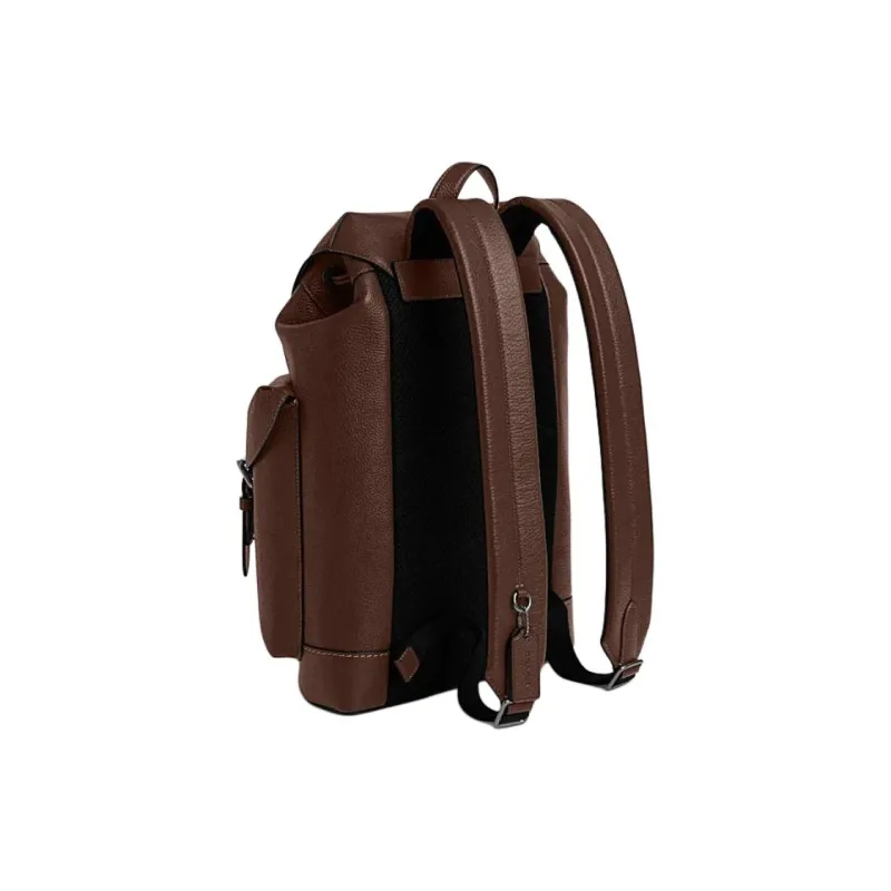 COACH Cow Leather With Fabric Backpack Tubas Men's Maple Leaf-1