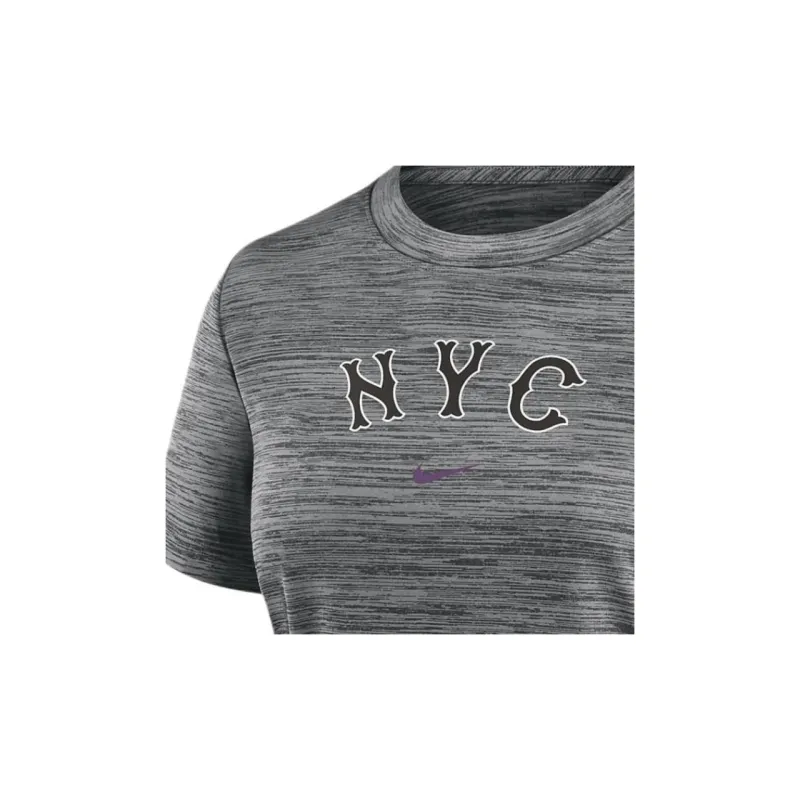 Nike New York Mets Authentic Collection City Connect Practice Velocity Women's Nike Dri-FIT Mlb T-Shirt-2