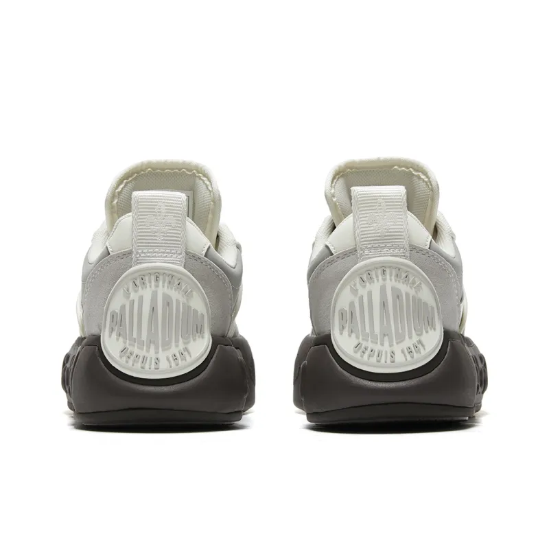 Palladium German Army Trainers Musical Note Shoes Wear Resistant Slip Resistant Low Top Skateboard Shoes Unisex Gray-6