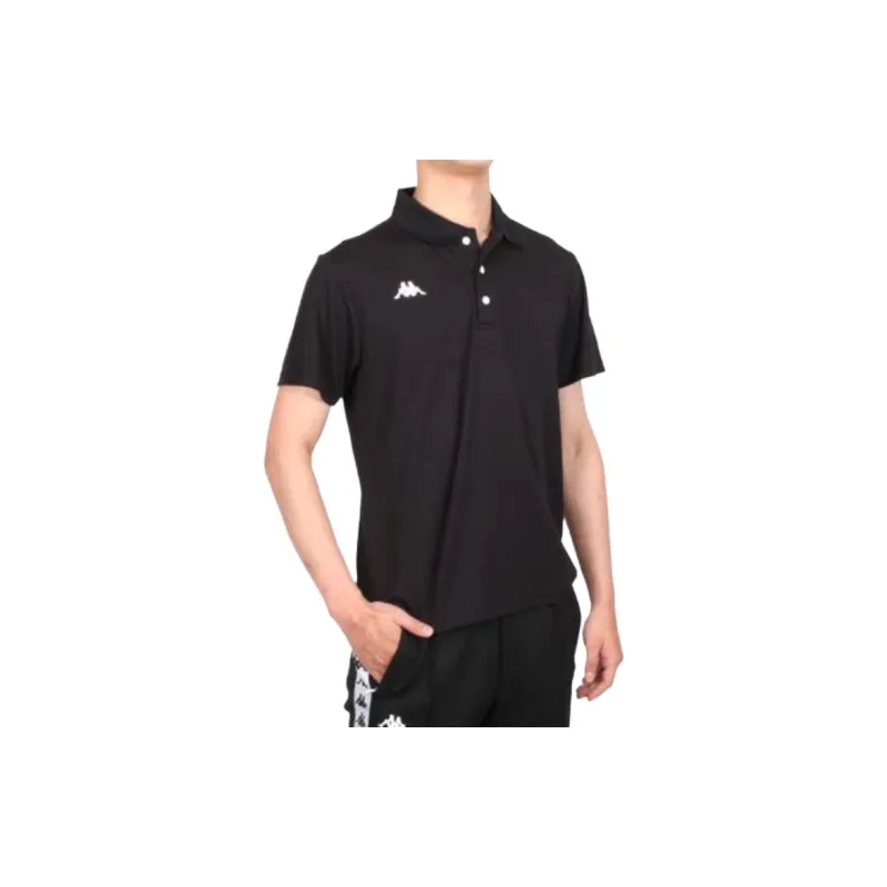 Kappa Polo Shirts Unisex Black-6