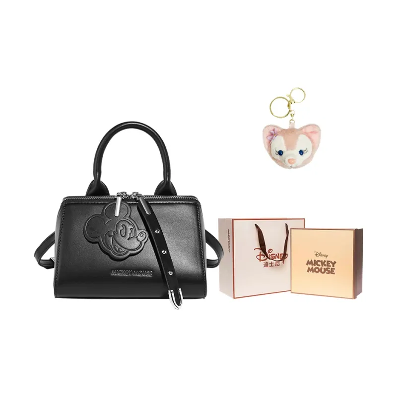 Disney Mickey Series PU Handbag Shoulder Bag Crossbody Bag Regular Women's Black/Ecru-14
