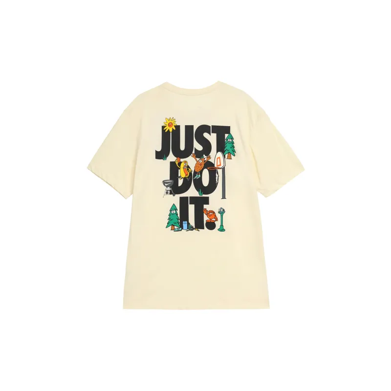 Nike T Shirts Men White-1