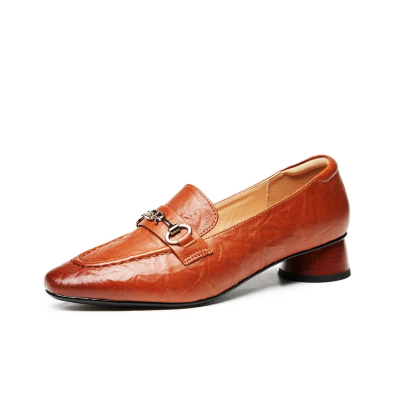 AOKANG Chunky Heel Casual Shoes Women's-9