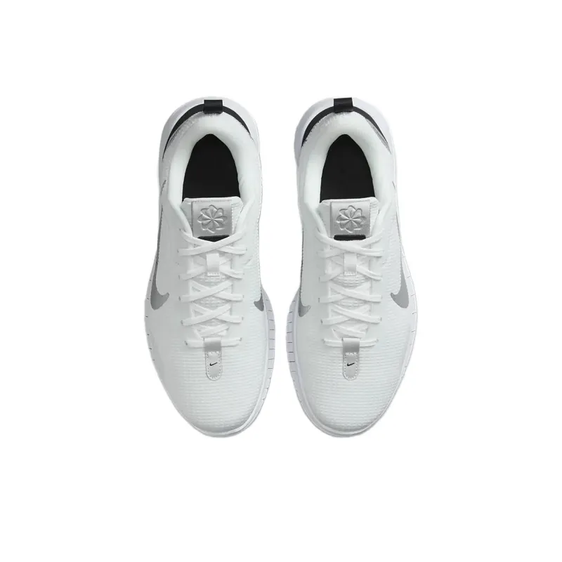 Nike Flex Experience Run 12 Premium Summit White Black White Metallic Silver Women's-2