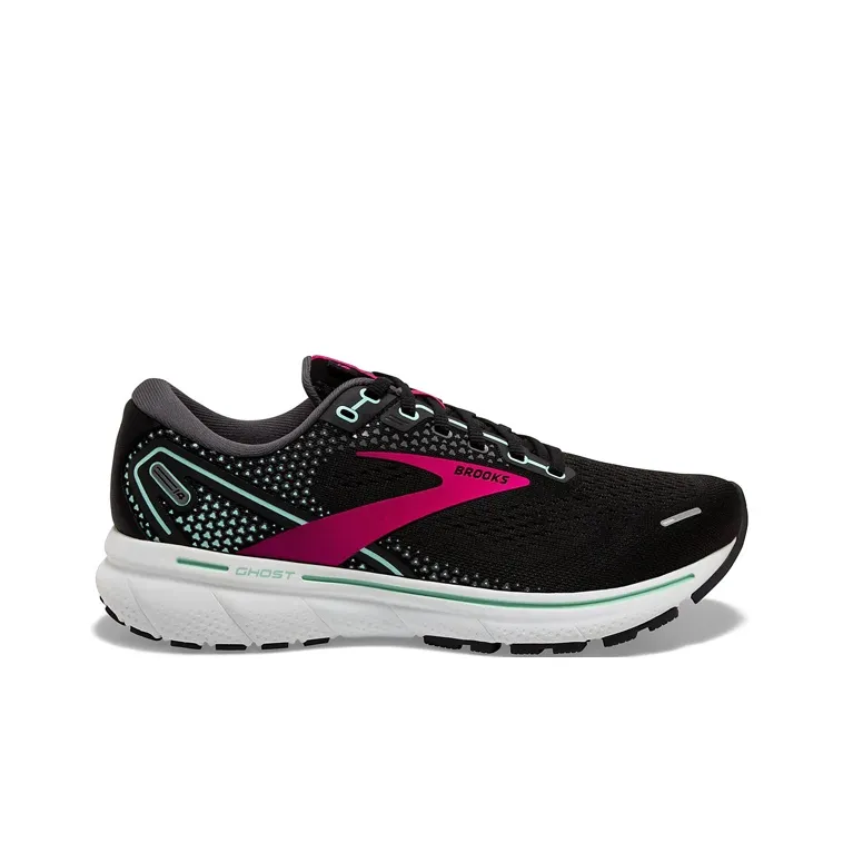 Brooks Ghost 14 Anti Slip Wear Resistant Low Top Running Shoes Women's Black-7