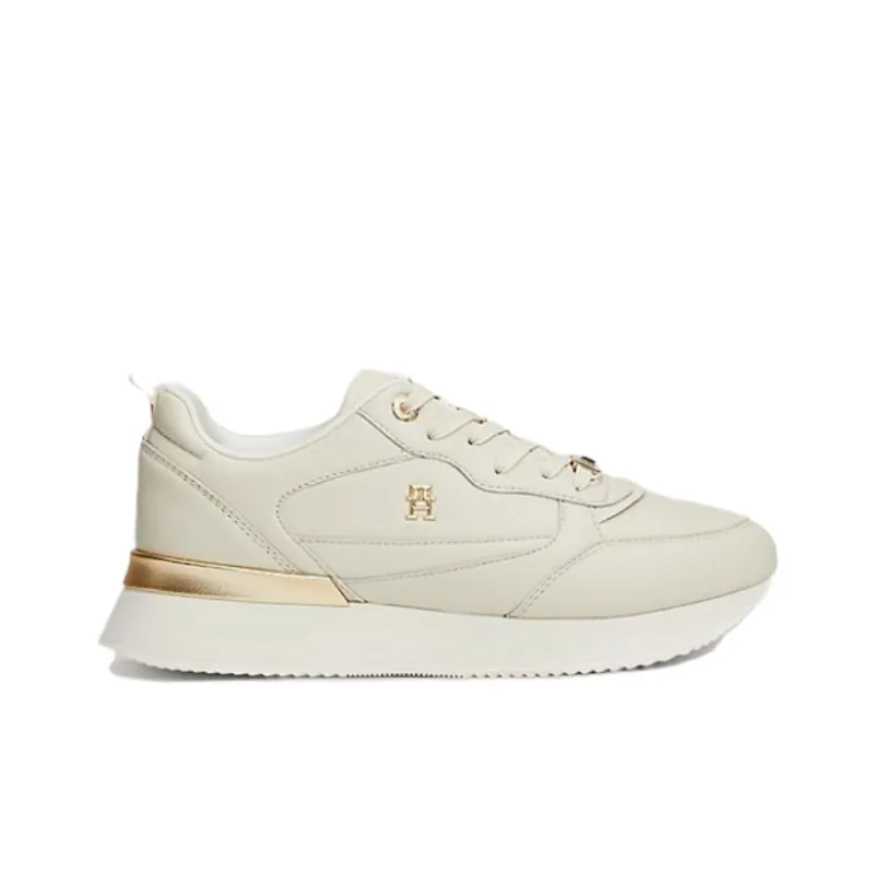 Tommy Hilfiger Wear Resistant Low Top Casual Shoes Women's Beige-1