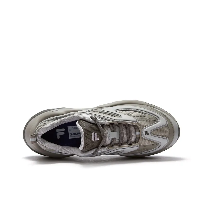 FILA FUSION BUZZARD Meteor Shoes Height Increasing Slip Resistant Low Top Casual Shoes Men's Gray-2