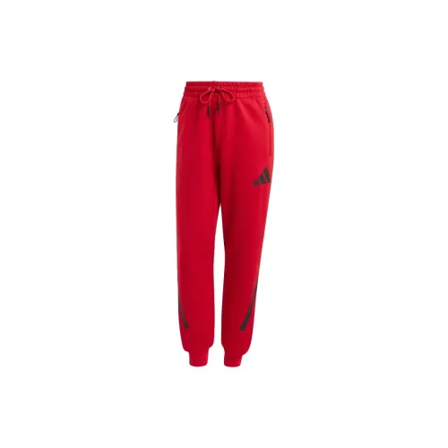 Adidas Sportswear Casual Pants Women's Red