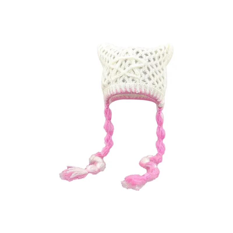 MUSTKOO Knitted Fabric Beanies Women's-2